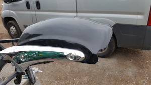 Rocket 3 Rear Raised Edge Fender from Triumph Custom Parts